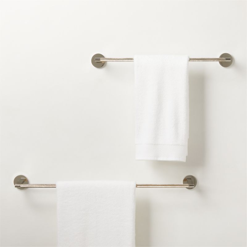 Polished nickel towel holder sale