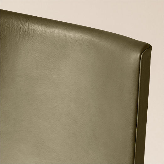 Nigel Grey Leather Dining Chair Set of 4