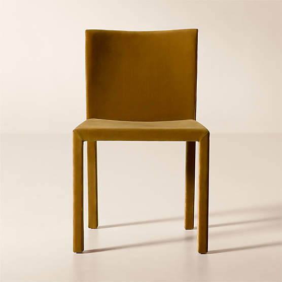 Nigel Turmeric Velvet Dining Chair