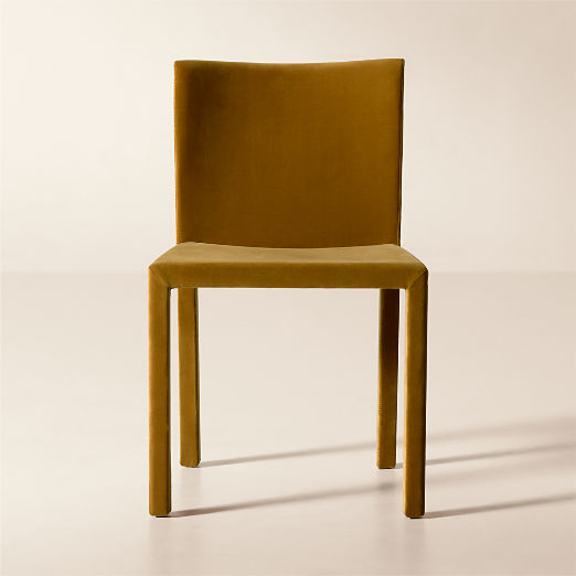 Nigel Turmeric Velvet Dining Chair Set of 4