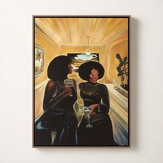 Night in Soho 26"x35" Wall Art by Megan Gabrielle for Casa Dean by Swizz Beatz
