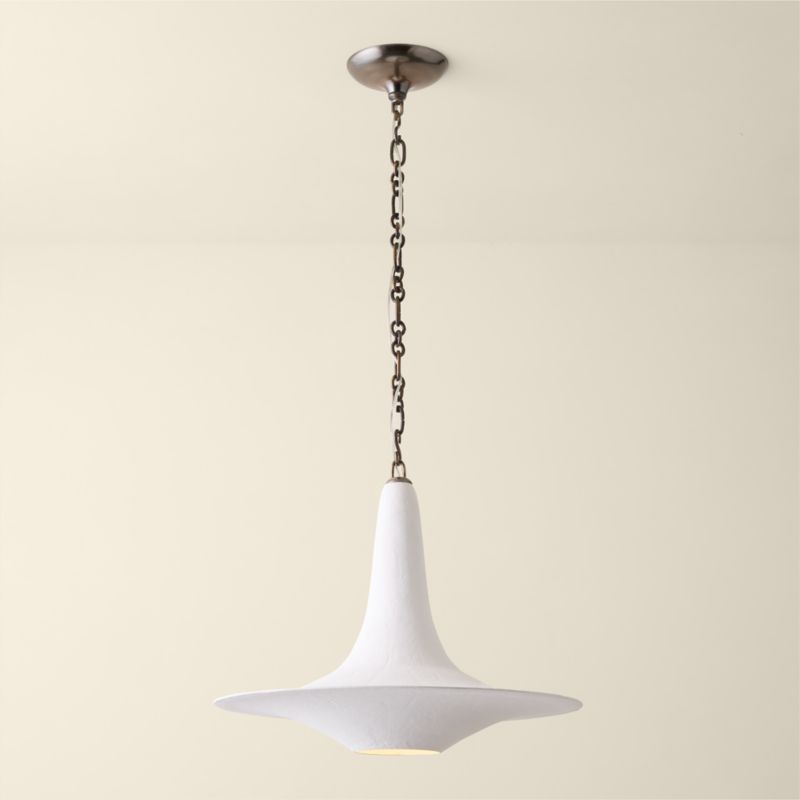 Niko Plaster Round Pendant Light - image 7 of 10