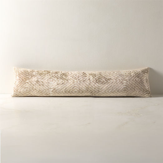 Nilo Turkish Silk Lumbar Pillow 48"x12"