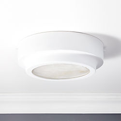 Modern Flush Mount Lighting Cb2 Nina Alabaster White Flush Mount Light