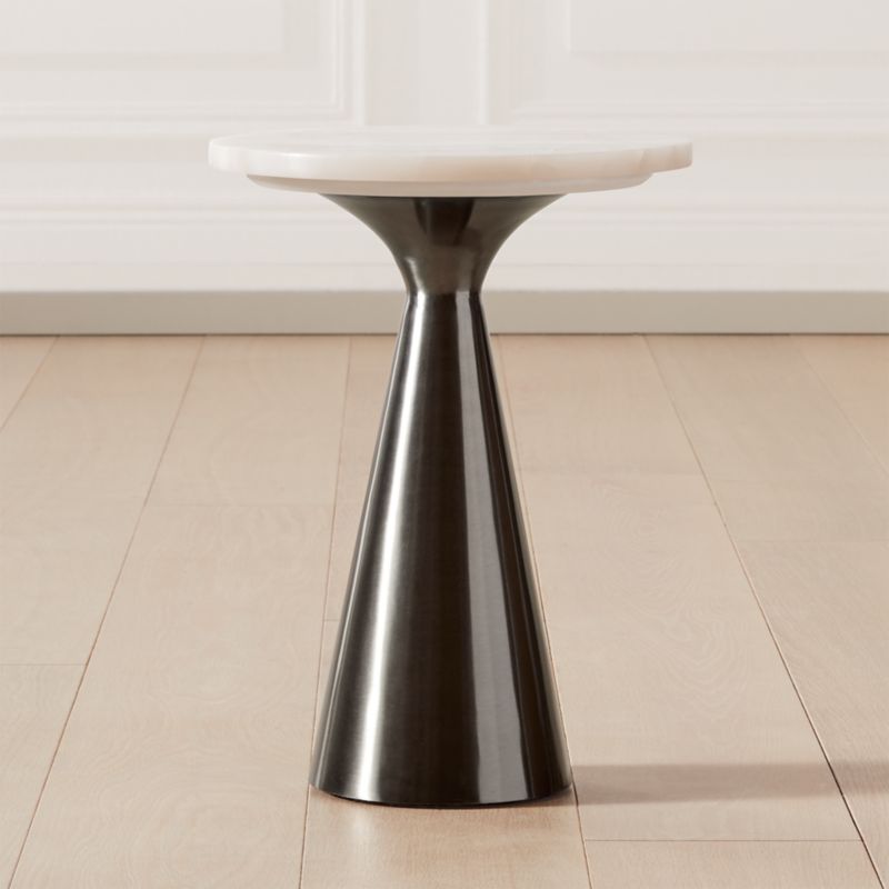 quartz side table