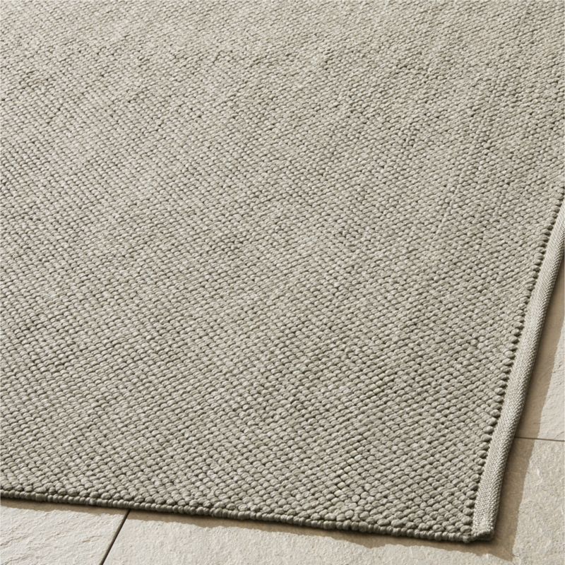 Niya Cool Grey Indoor/Outdoor Performance Boucle Area Rug 8'x10' - image 3 of 5