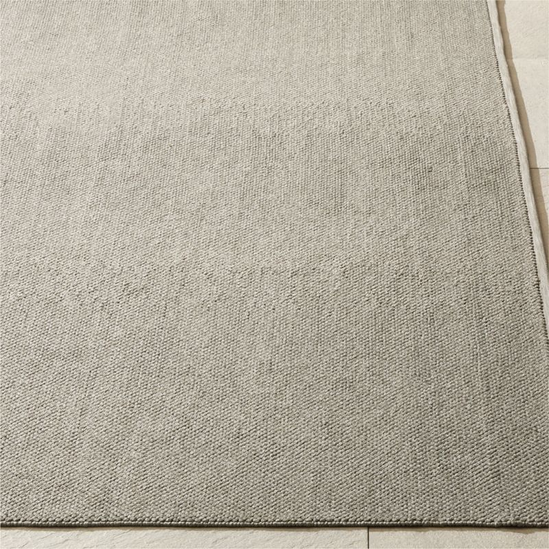 Niya Cool Grey Indoor/Outdoor Performance Boucle Area Rug 8'x10' - image 2 of 5