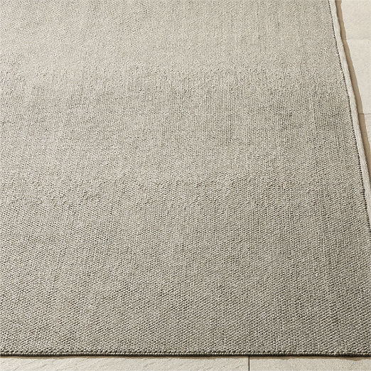 Niya Cool Grey Indoor/Outdoor Performance Boucle Area Rug 5'x8'