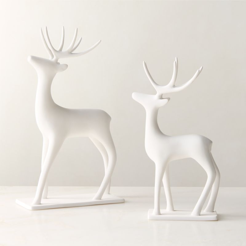 Noelle Bone China Holiday Reindeer Decoration 10" - image 3 of 4