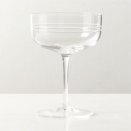 Noemie Etched Coupe Glass by goop