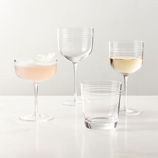 Noemie Etched Coupe Glass by goop