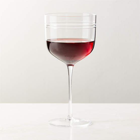 Noemie Etched Red Wine Glass by goop