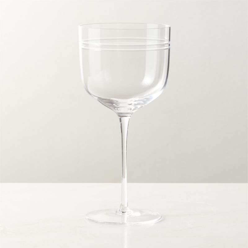 Noemie Etched Red Wine Glass by goop - image 1 of 8