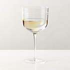 Noemie Etched White Wine Glass by goop