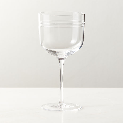 Noemie Etched White Wine Glass by goop