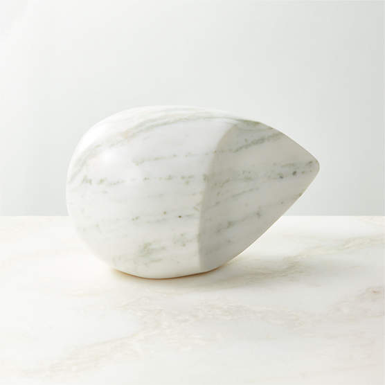 Nokomis White Onyx Decorative Object Small