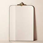 Nouveau Modern Brass Lacquered Iron Full-Length Floor Mirror 48"x78"