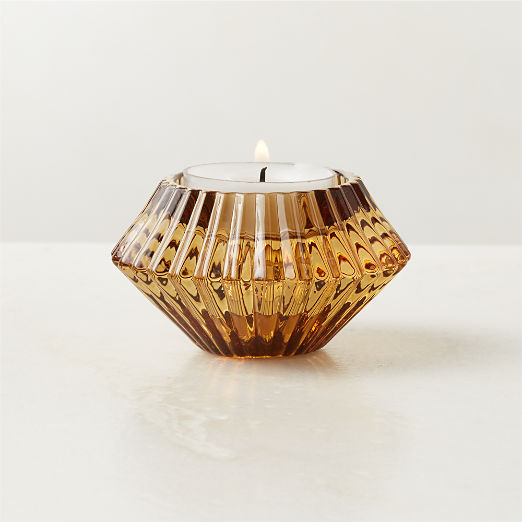 Modern Glass Tealight And Votive Candle Holders | CB2