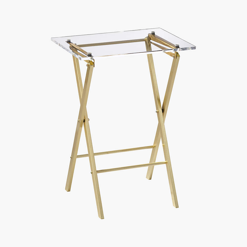 Novo Acrylic Modern Folding Table + Reviews