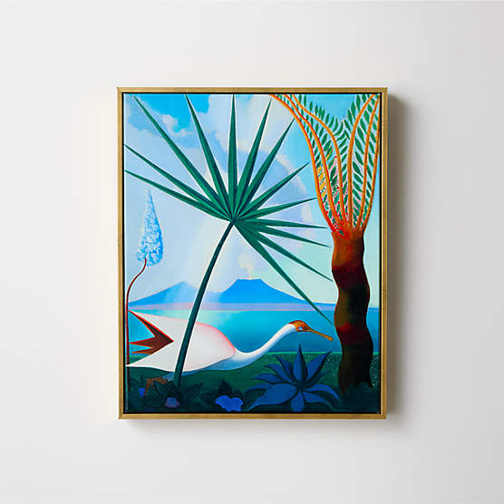 'Neapolitan Song' Framed Wall Art by Joseph Stella 17"X21"