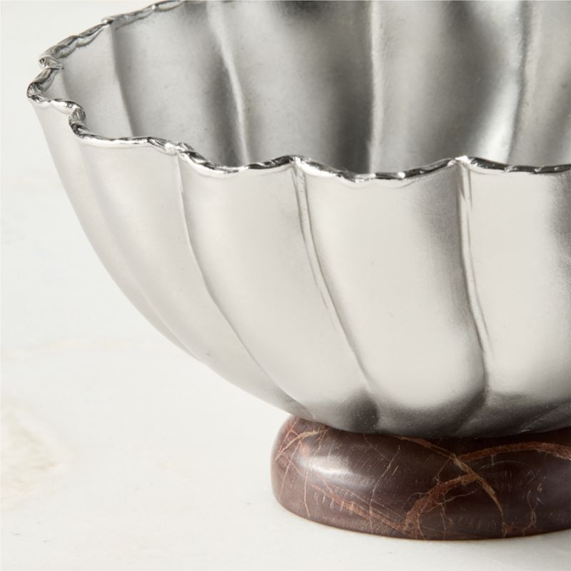 Nerano Pewter Cast Aluminum Wine Chiller and Snack Bowl Set of 2 by Nina Garcia - image 5 of 8