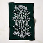 Nutcracker Kingdom Dark Green with White Organic Cotton Tea towel