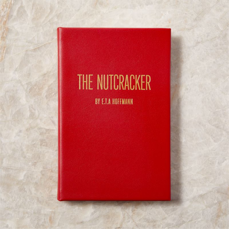 "The Nutcracker" Red Leather Book by E. T. A. Hoffmann - image 0 of 3