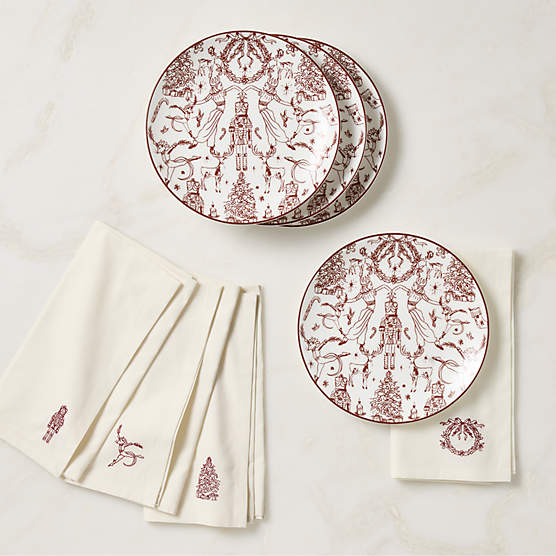 Nutcracker Kingdom Red and White Gift Set