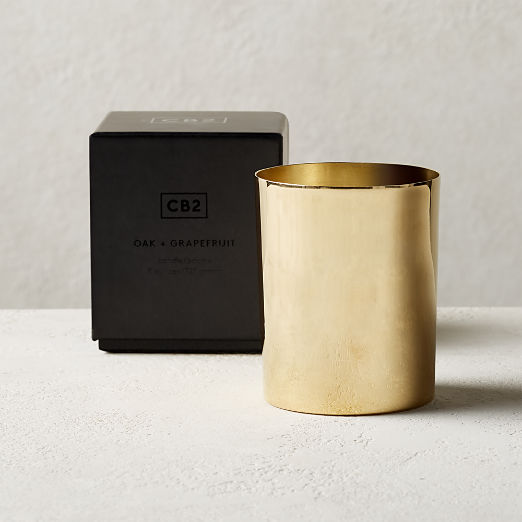 Oak + Grapefruit Scented Candle 8oz