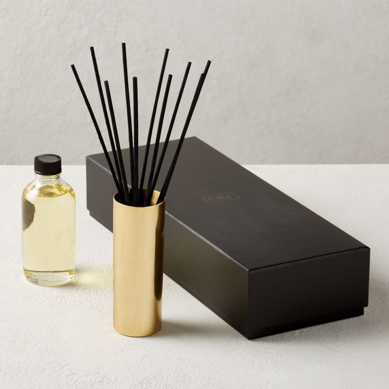 Cedarwood + Tobacco Scented Reed Diffuser 3oz - image 0 of 2