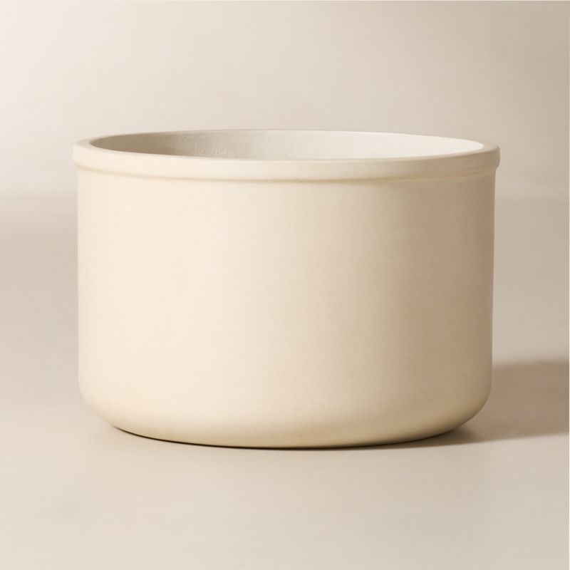 Oakley Round Faux Limestone Indoor/Outdoor Large Planter 18.5" - image 1 of 3