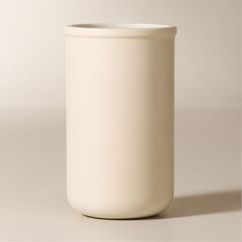 Oakley Round Faux Limestone Indoor/Outdoor XL Planter 28.25" - image 1 of 3