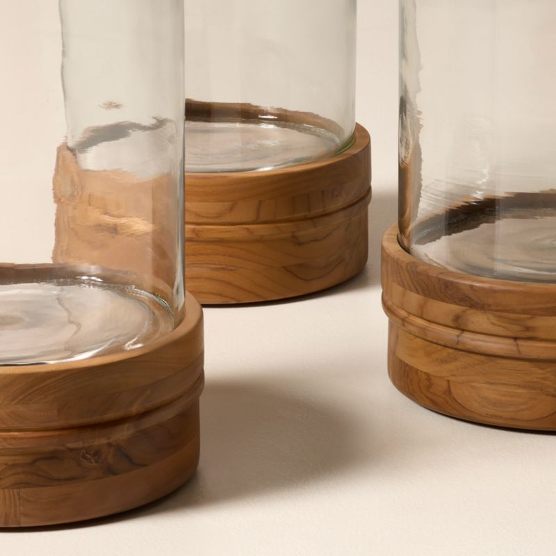 Oakley Teak Lantern 21" - image 1 of 6