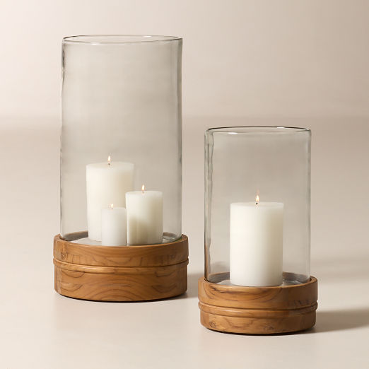 Oakley Teak Lanterns