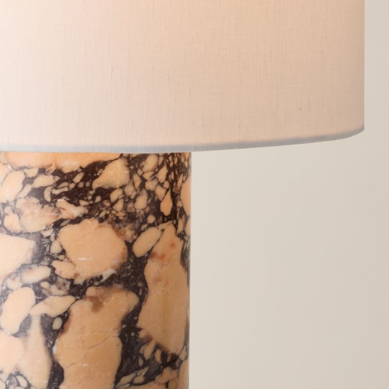 Oban Red Marble Table Lamp 27.5" - image 1 of 4