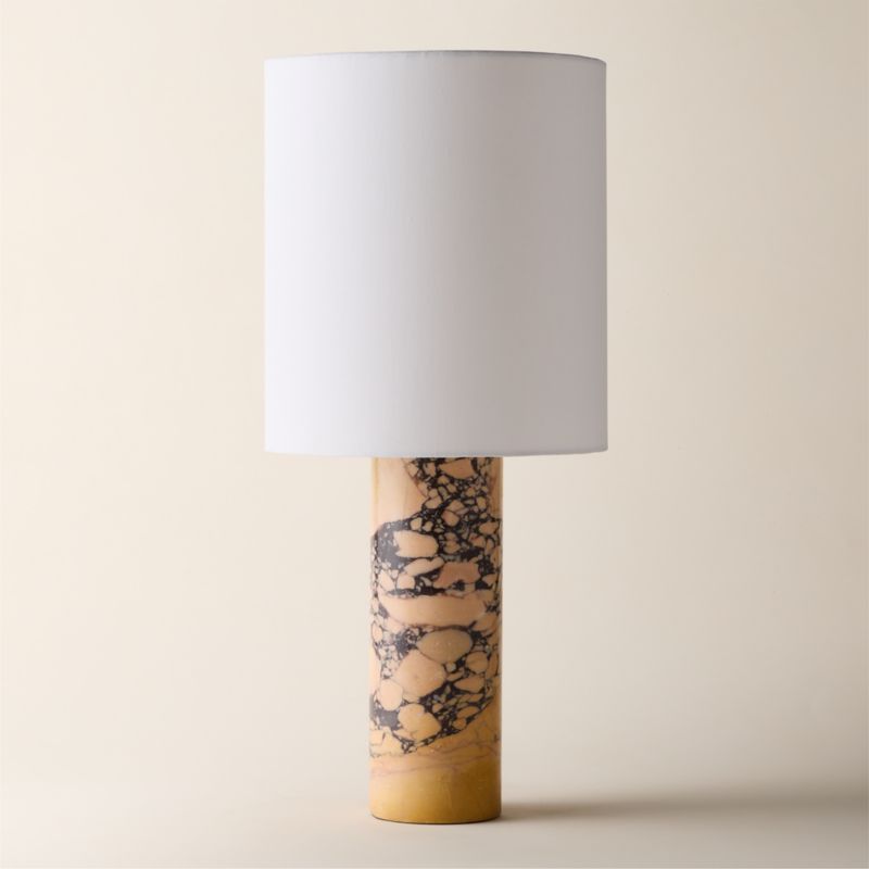 Oban Red Marble Table Lamp 27.5" - image 2 of 4