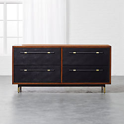 Modern Dressers And Chests Of Drawers Cb2 Oberlin Low Dresser