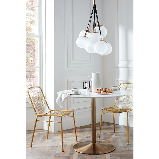 Alpha Brass Metal Chair