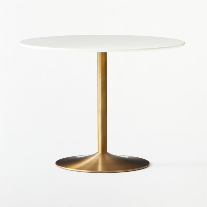 Odyssey Brass Dining Table 39.25" - image 4 of 7