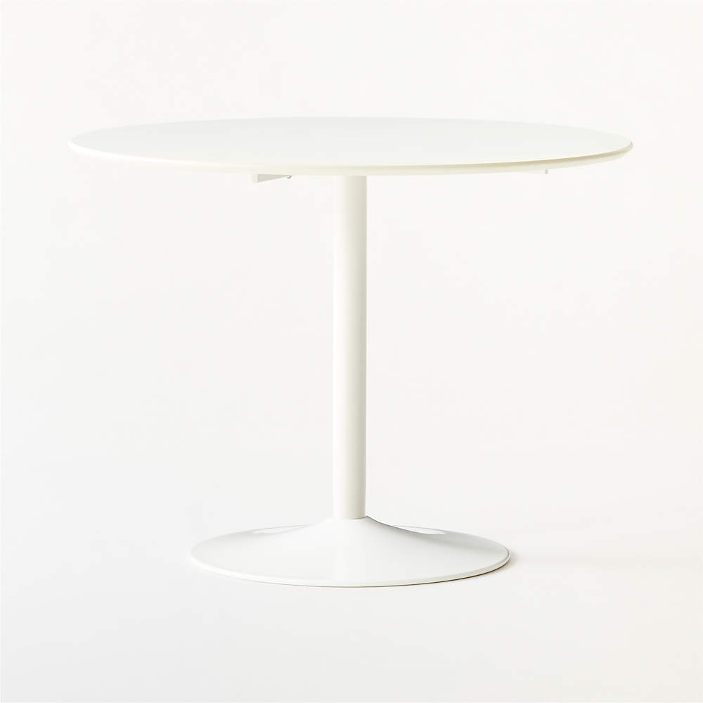 cb2 odyssey white dining table