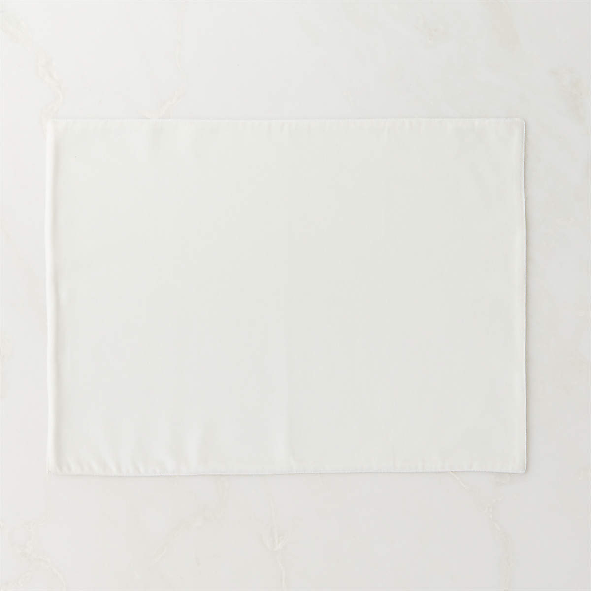 Off White Velvet Placemat + Reviews CB2 Canada