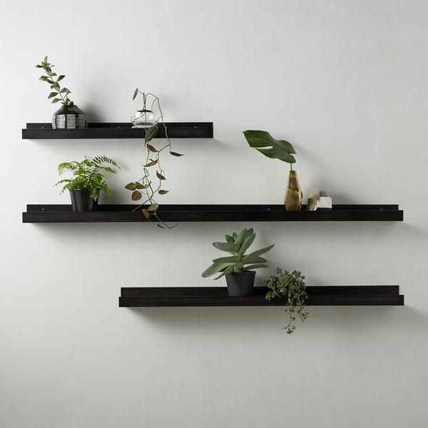 A shelf above the bath at just the right height for books and drinks!