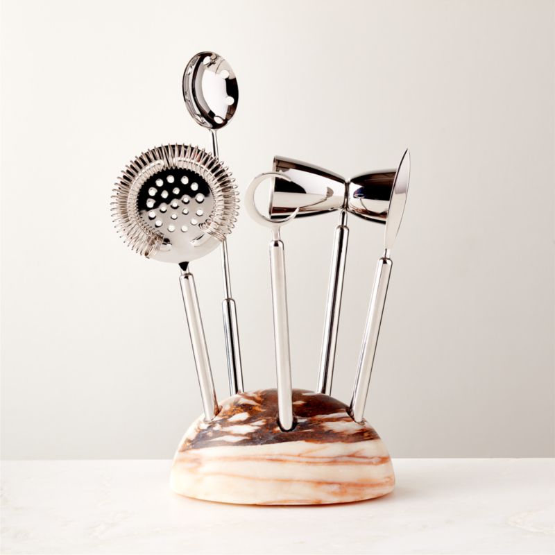 View 5-Piece Ohara Marble Bar Tool Set details