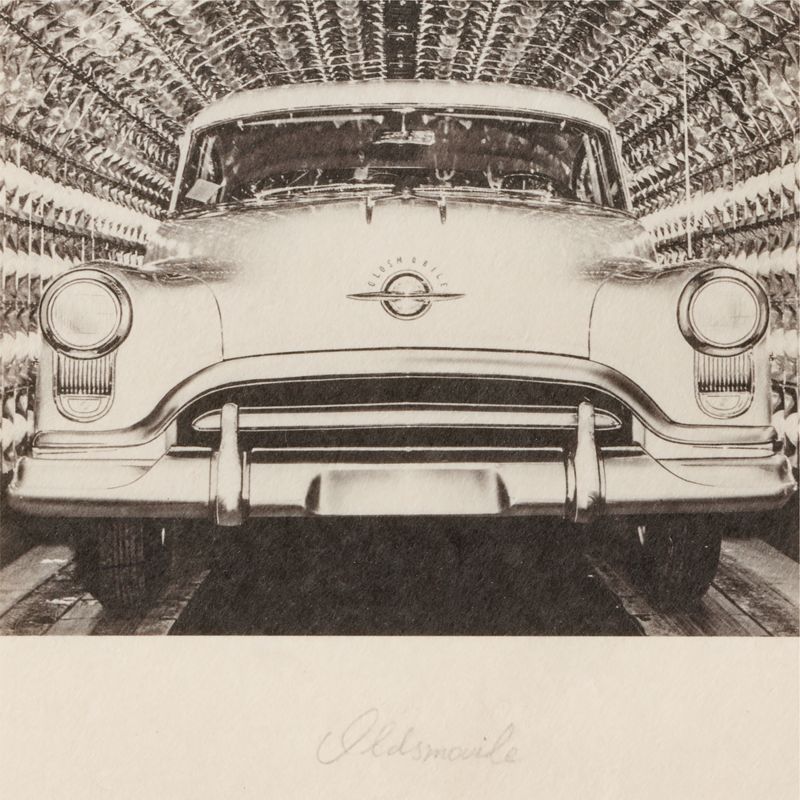 Oldsmobile Vintage Photo Framed Wall Art 20"x26" - image 3 of 5