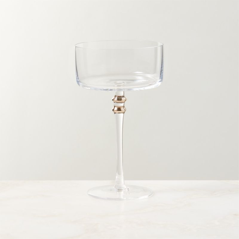 Olivia Clear Coupe Glass - image 1 of 5