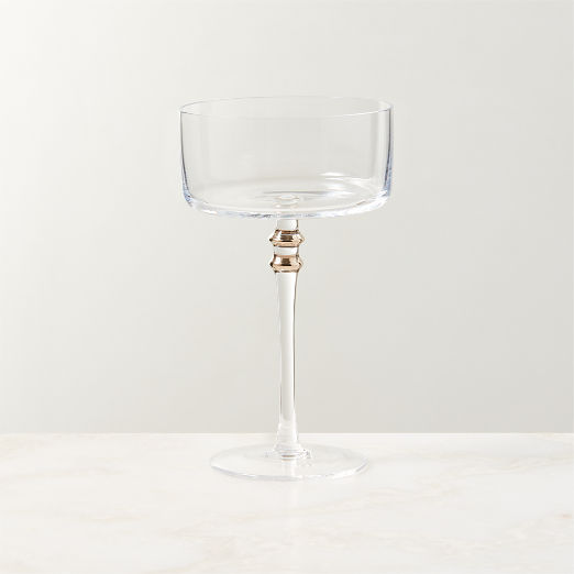 Olivia Clear Coupe Glass