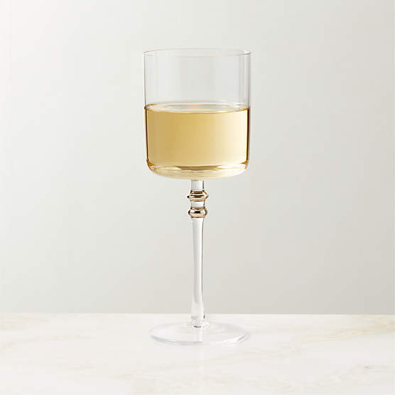 Olivia Clear White Wine Glass