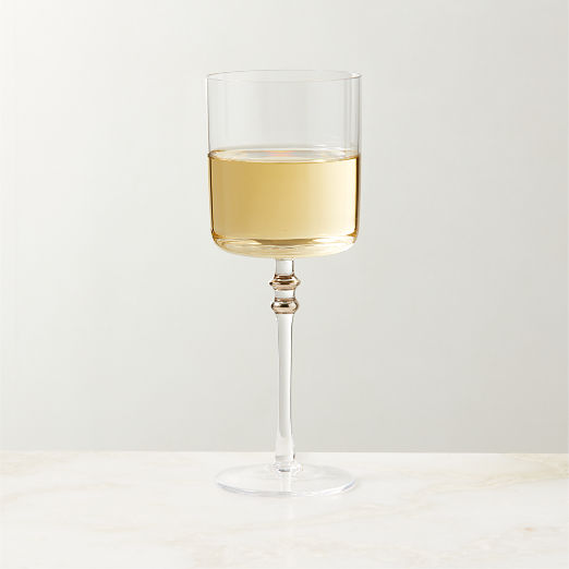 Olivia Clear White Wine Glass