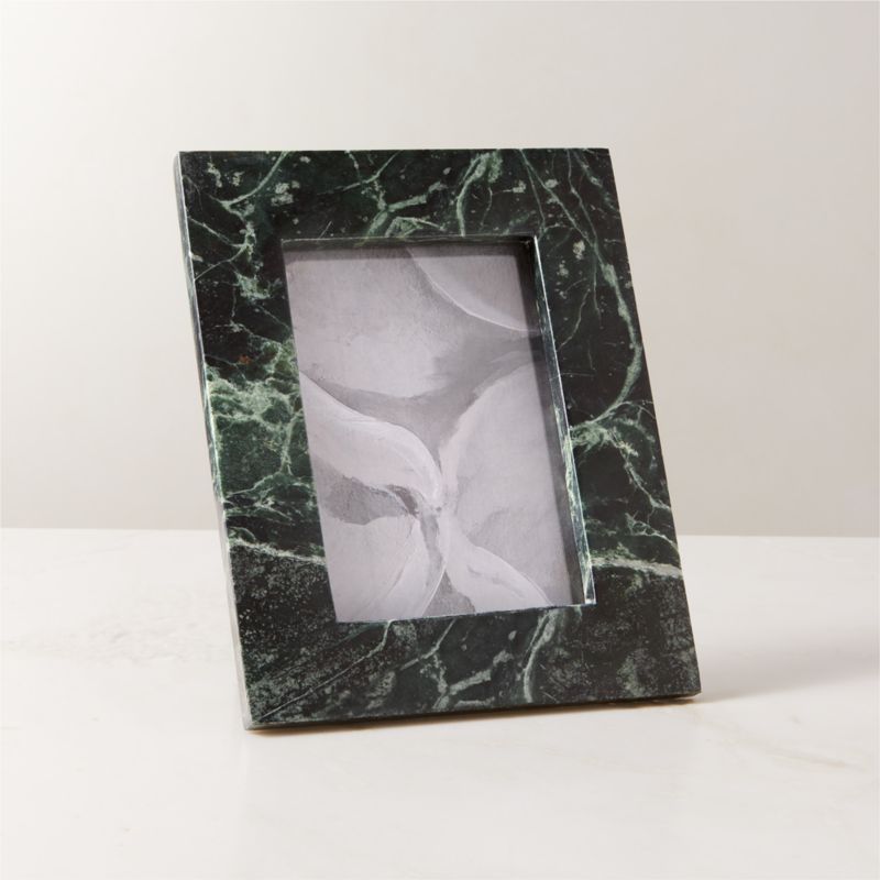 View Ollara Green Marble Picture Frame 5''x7'' details