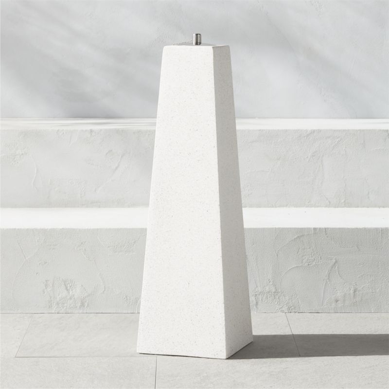 Viewing product image Olli Terrazzo White Outdoor Oil Lamp Large - image 1 of 5